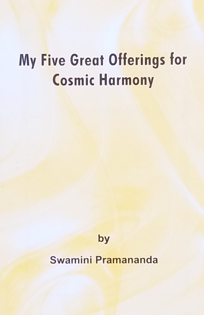 My five great offerings for cosmic harmony (English)