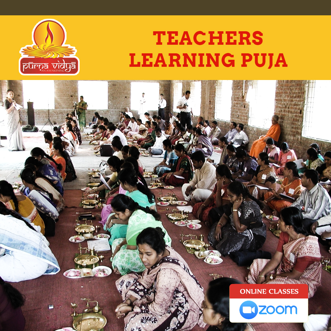 teachers learning puja