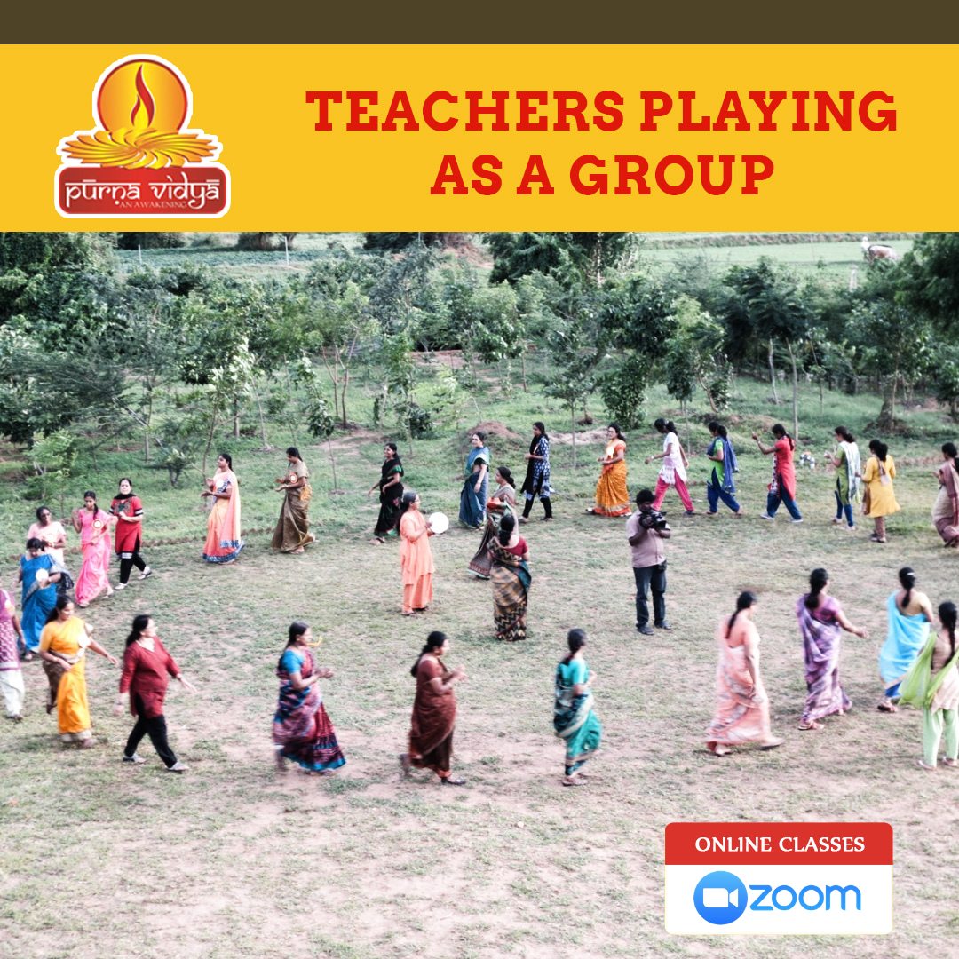 Teachers playing as a group